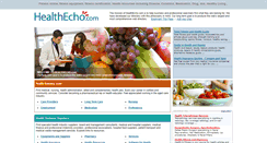 Desktop Screenshot of healthecho.com